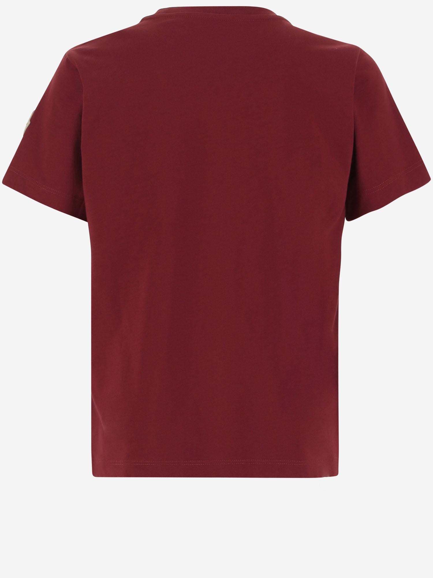 T-SHIRT IN COTONE CON LOGO 8C0000789AFV 43A MONCLER ENFANTS 