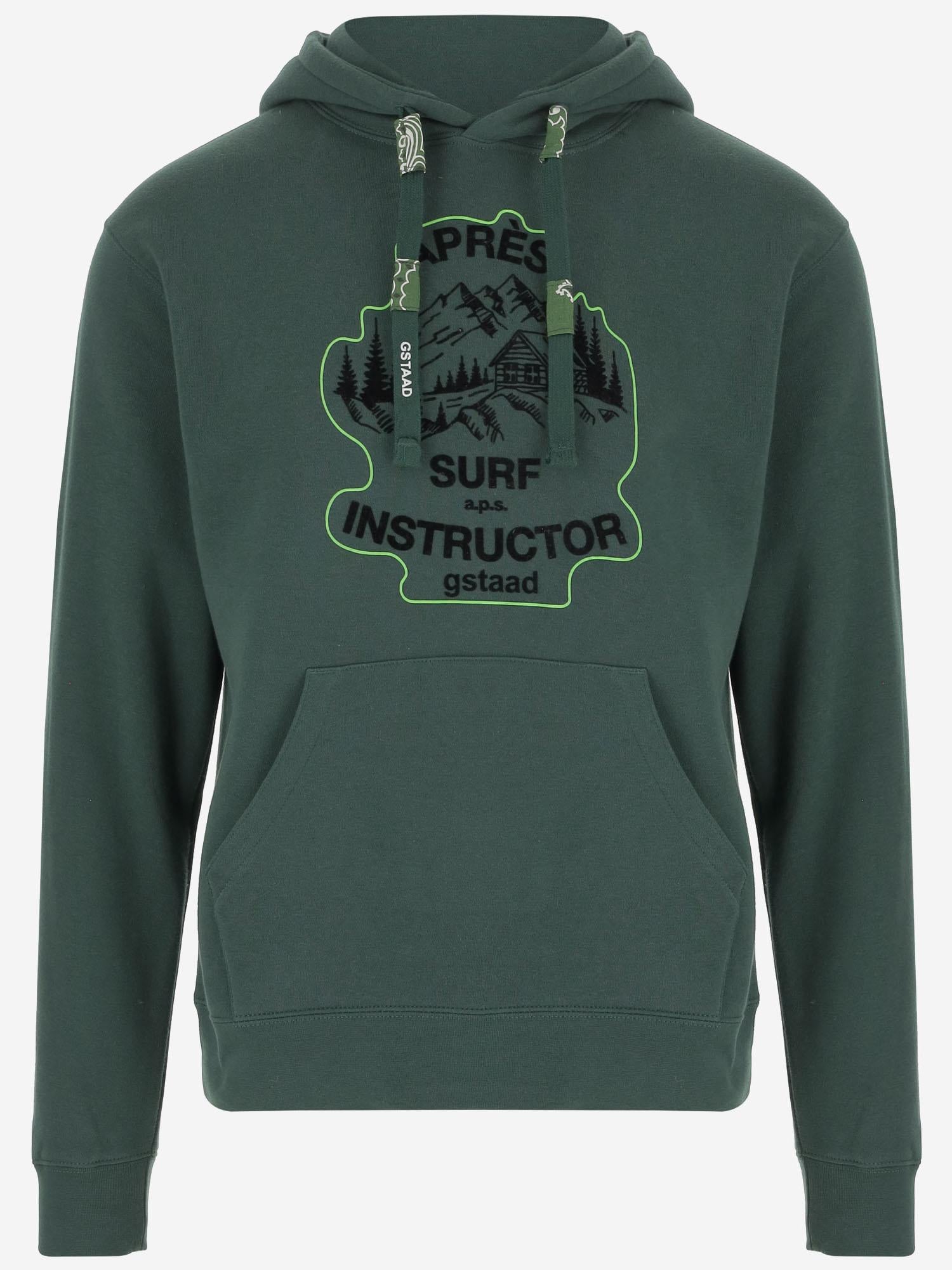 FELPA IN COTONE CON LOGO 37ADELAIDEHOODIE FOREST APRES SURF 