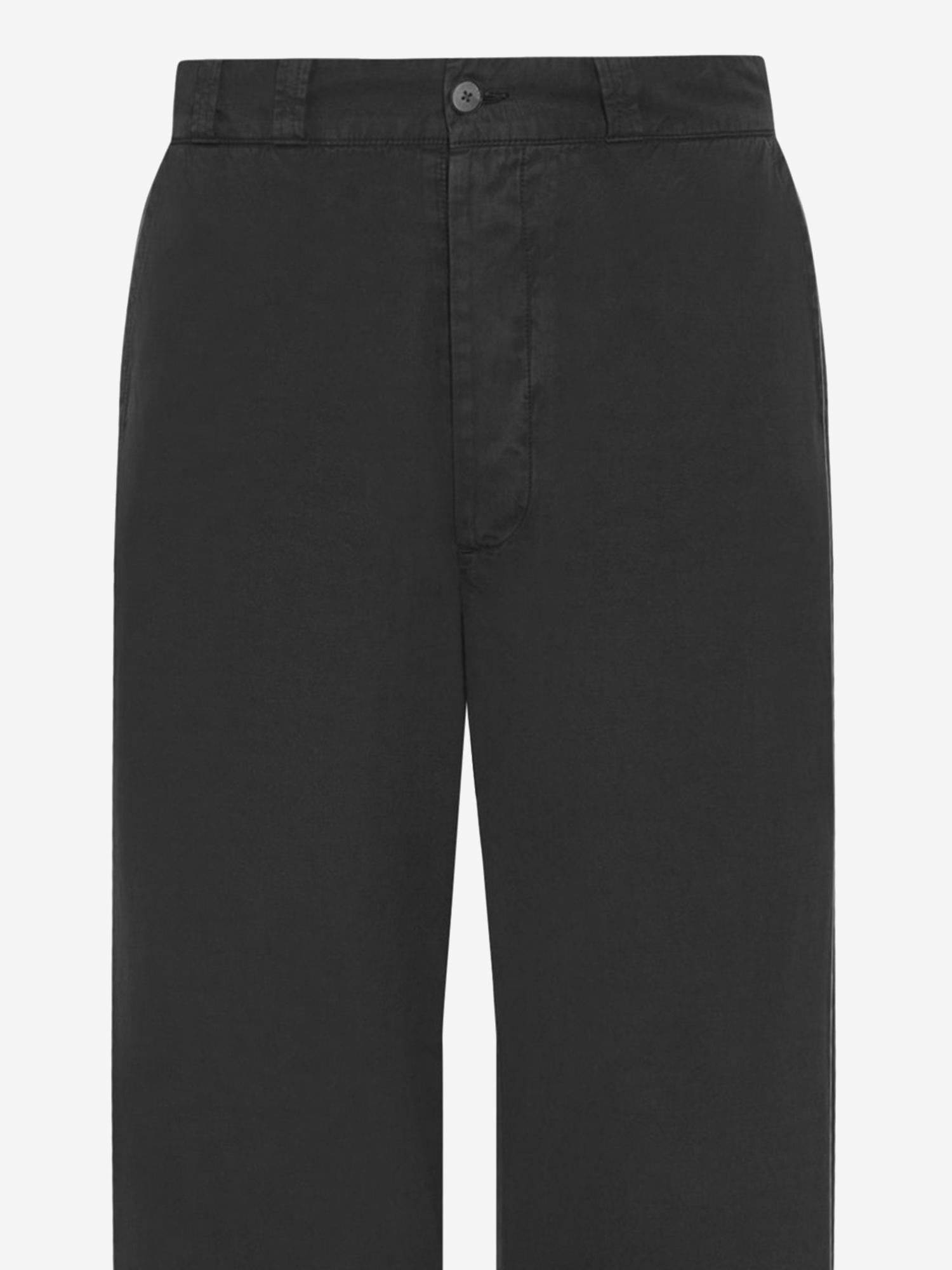 PANTALONI OTTIS IN LANA 1220W4084 BLK THE ROW 