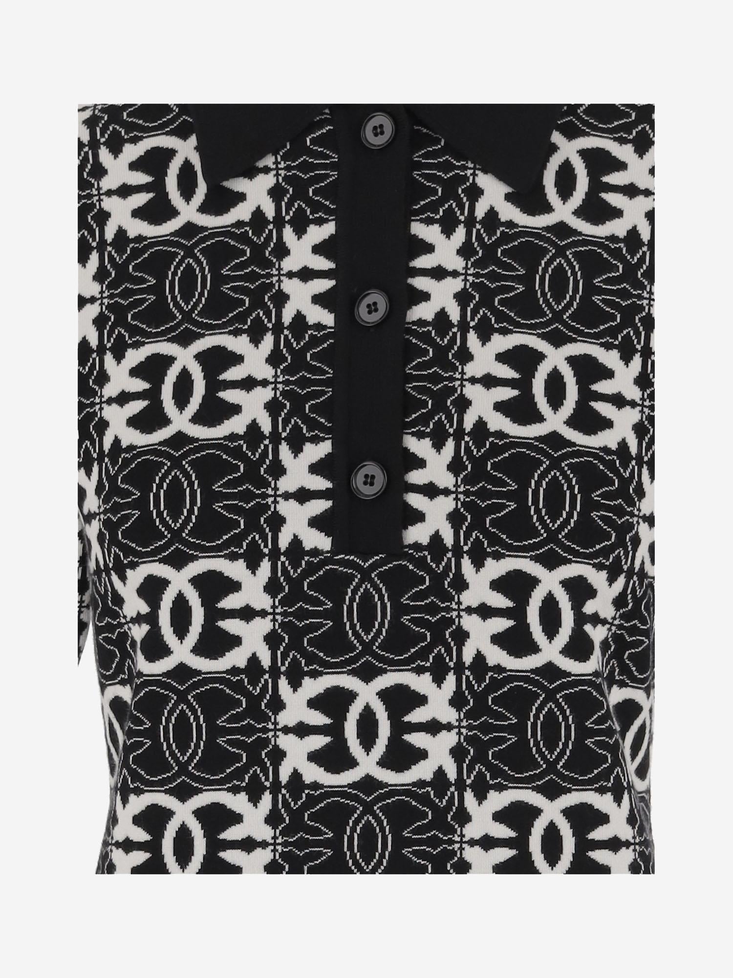 ABITO LOVE BIRDS IN MISTO VISCOSA 106039 A2YDZZ2 PINKO 