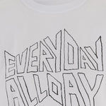 T-SHIRT IN COTONE CON MANICHE DOPPIE 08354 101 SACAI 