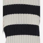 MAGLIONE IN LANA E CASHMERE CON MOTIVO A RIGHE ALFEO 019 MAX MARA 