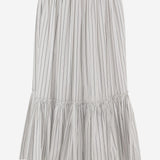 GONNA IN COTONE CON MOTIVO A RIGHE J02MA0373 J45329154 JIL SANDER 