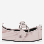 BALLERINE CITY FLAT IN PELLE CON FIOCCHI E STRASS 864665 WZD415158 BALENCIAGA 