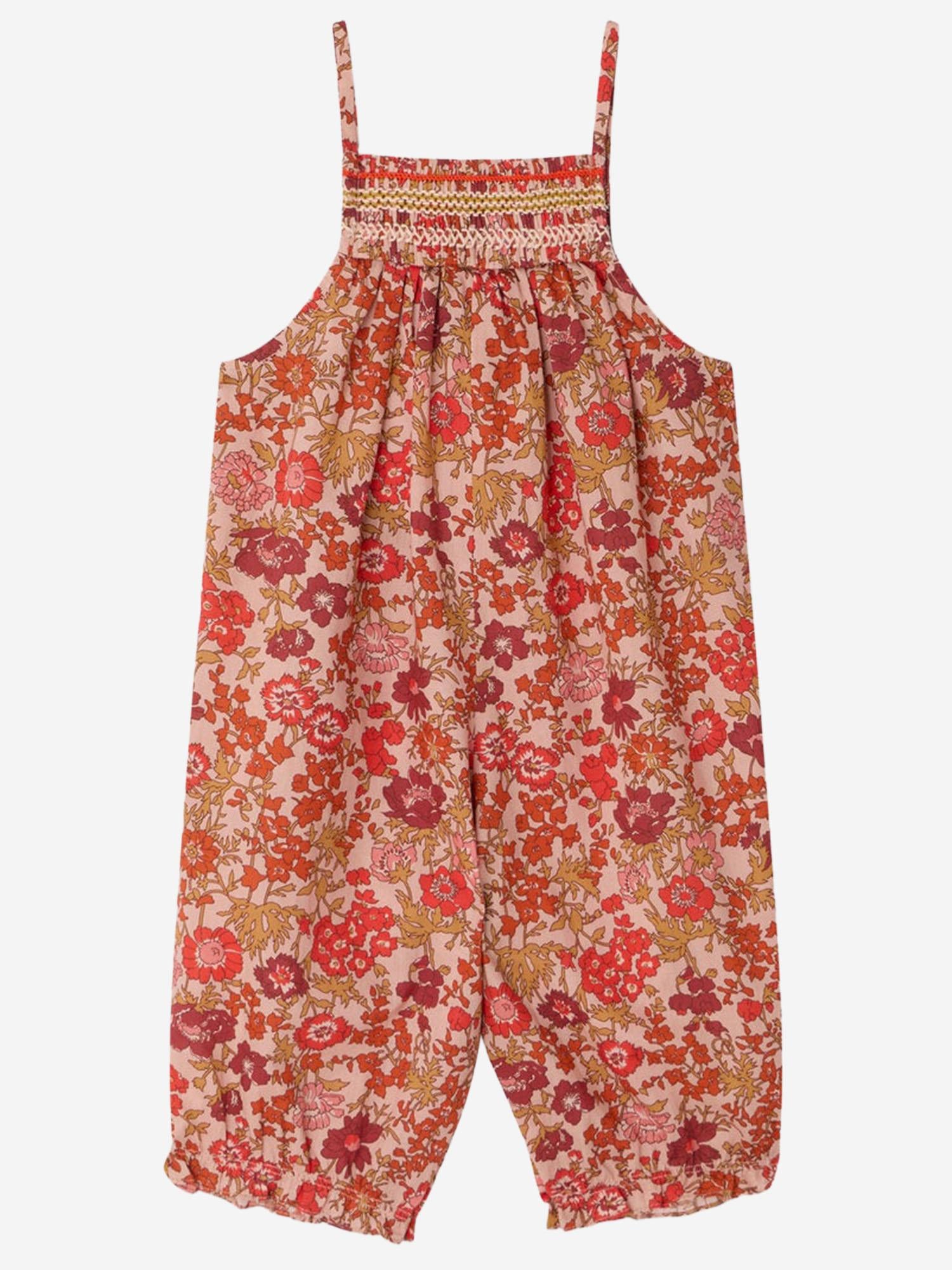 TUTA IN COTONE CON MOTIVO FLOREALE S06XOVW00005 520 BONPOINT KIDS 