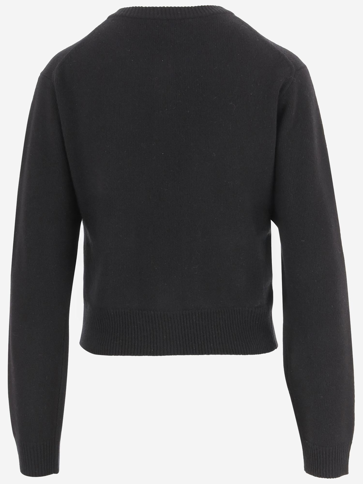 CARDIGAN HORSE MEDAL IN LANA E CASHMERE CH26SMC07800 001 CHLOE 