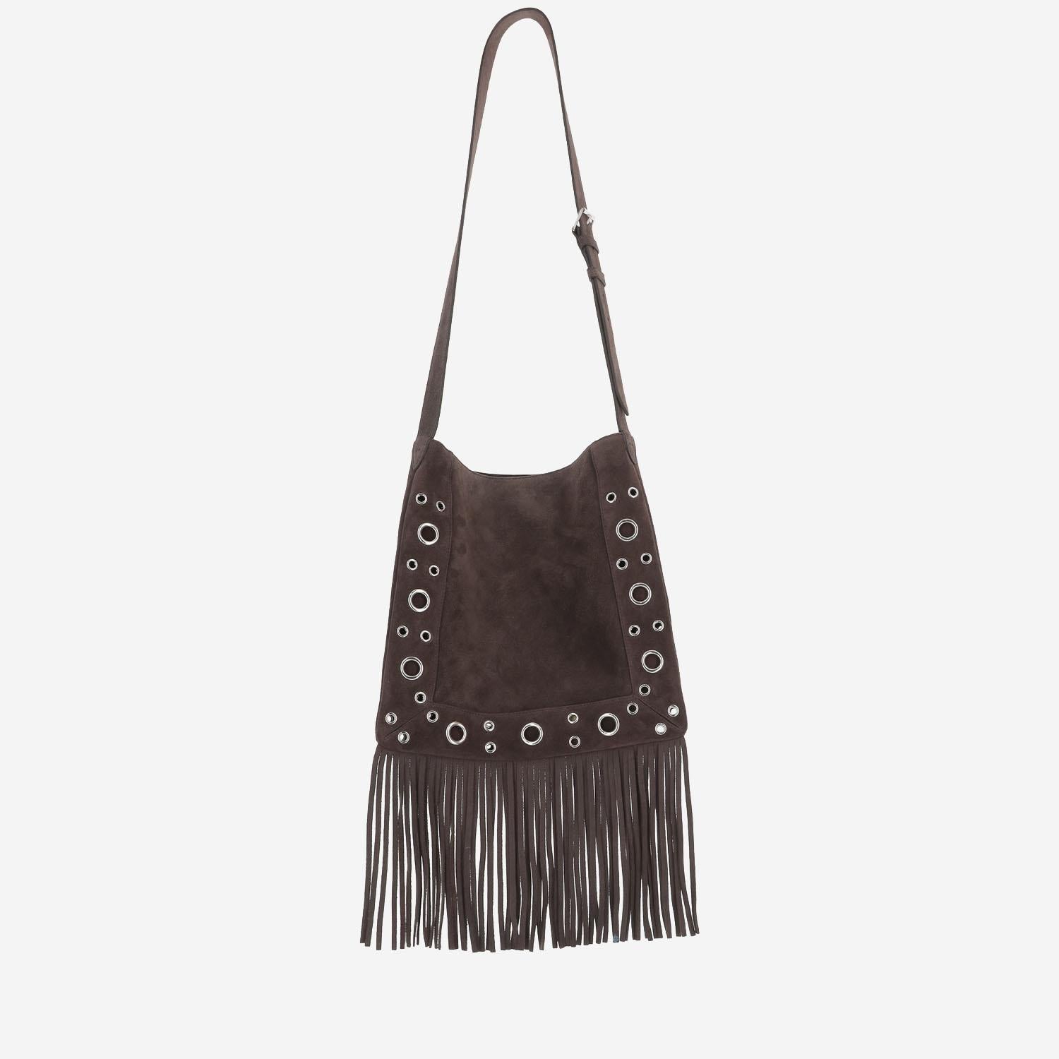 Borsa A Spalla Valentino Garavani Nellcôte Ricamata Con Frange 7W2B0R33 TAARCB VALENTINO GARAVANI 