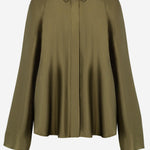 CAMICIA FLUIDA IN VISCOSA STRETCH CON MANTELLINA POSTERIORE S359Y05XGF 4160 LOEWE 