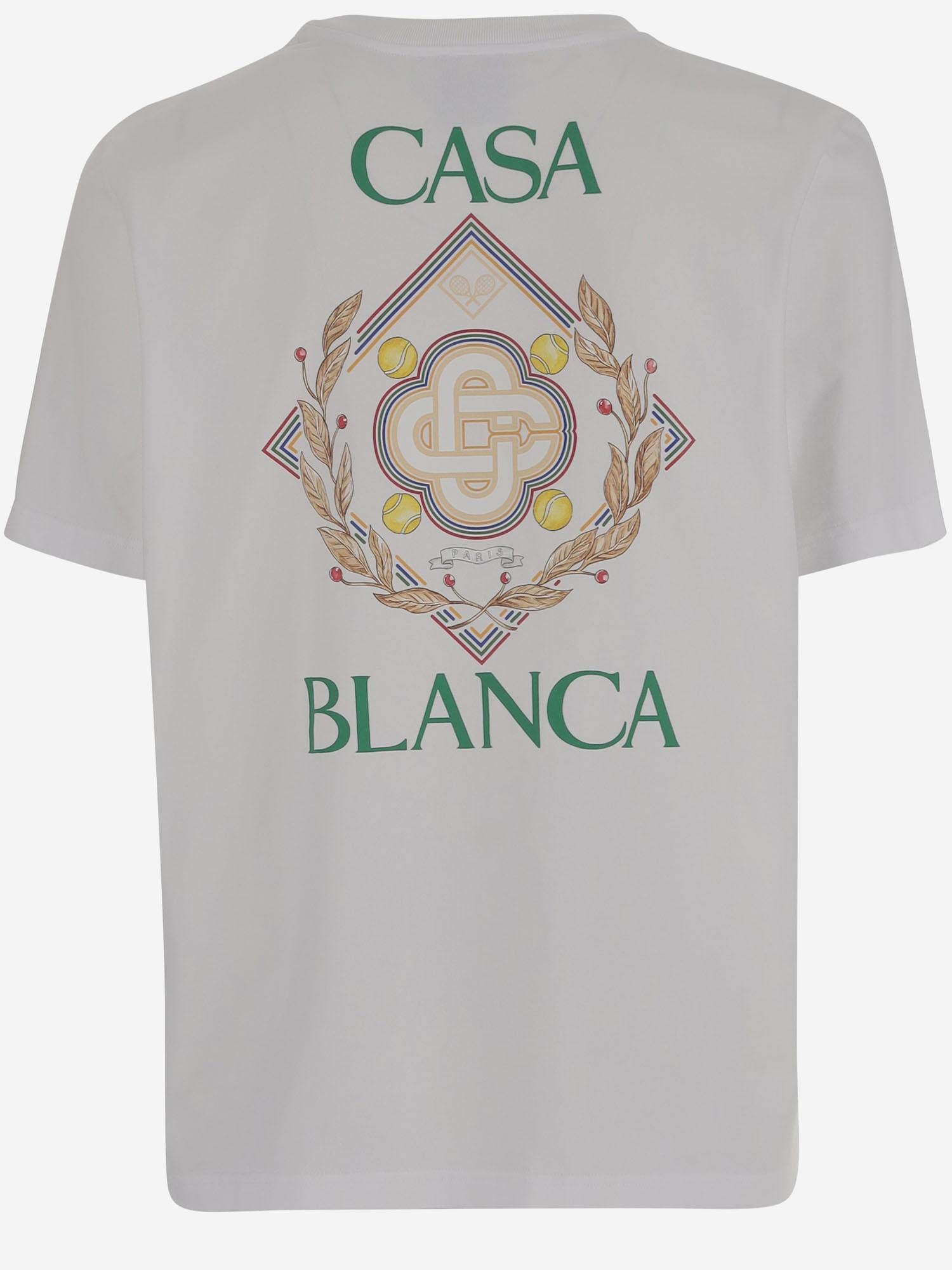 T-SHIRT IN COTONE CON LOGO MPF25JTS001 11 CASABLANCA 