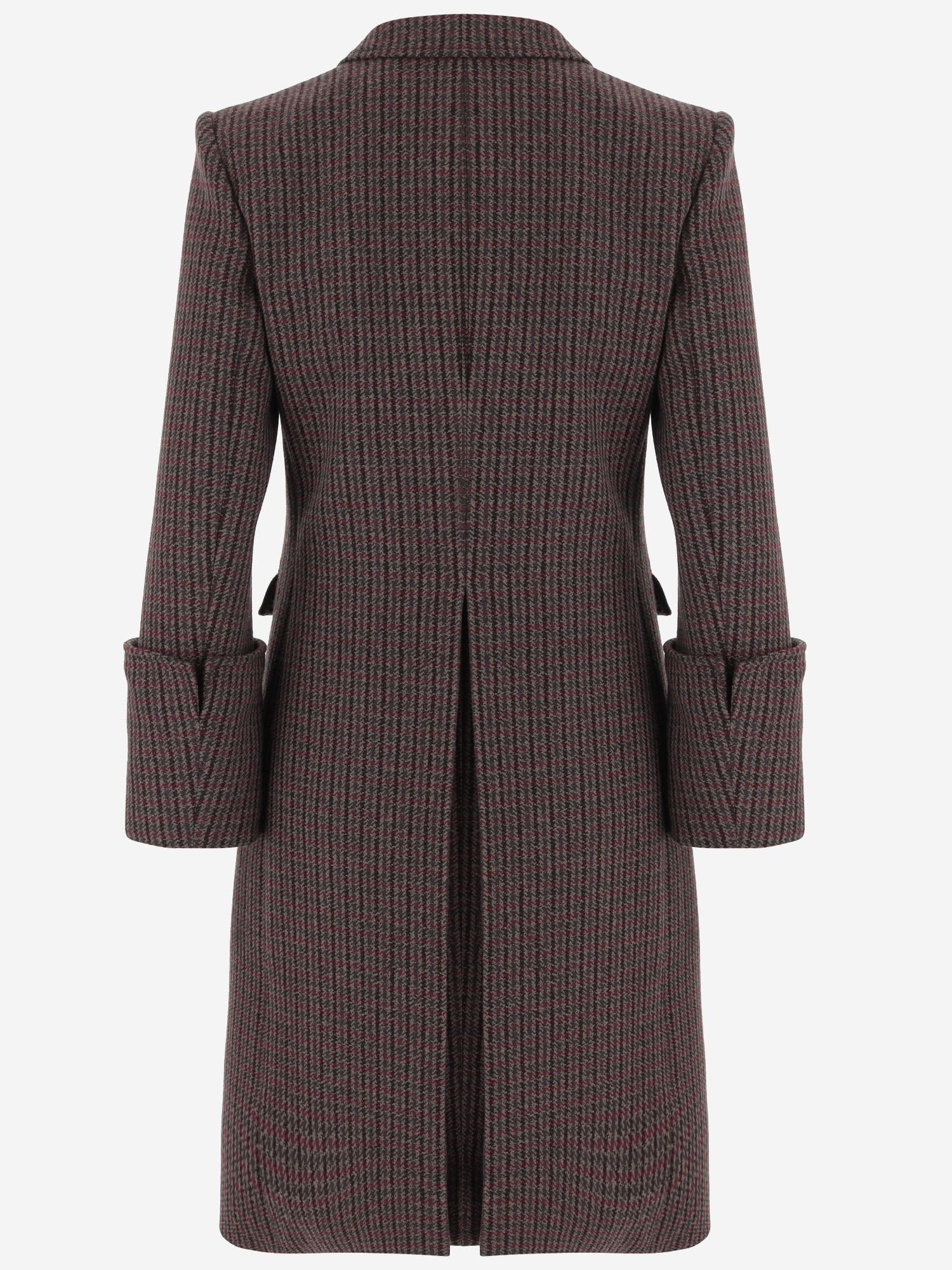 Cappotto da equitazione monopetto in misto lana CH25WMA14169 990 CHLOE 