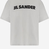 T-SHIRT IN JERSEY DI COTONE CON LOGO J54GC0011 J45148058 JIL SANDER 