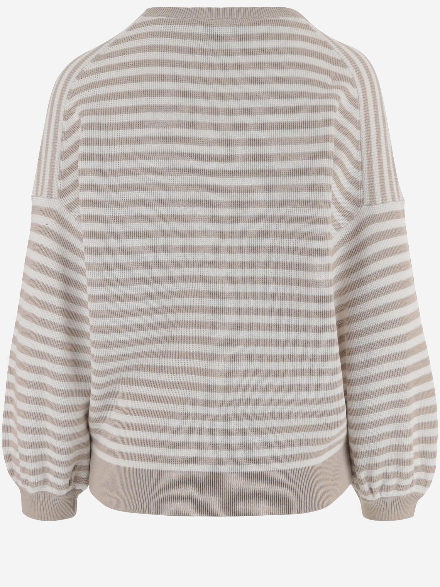 MAGLIA A RIGHE IN COTONE R2N121 416 BRUNO MANETTI 