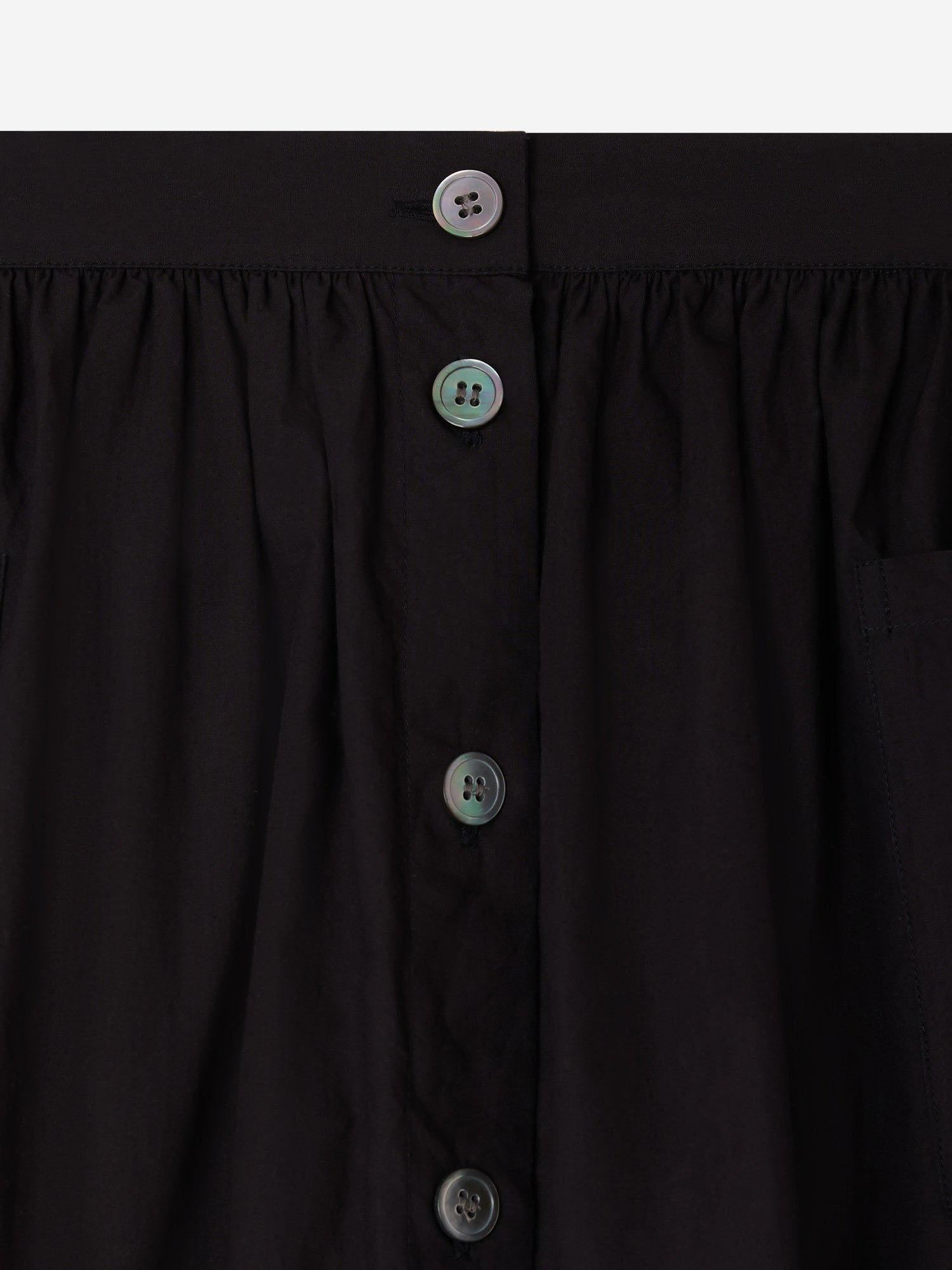 GONNA IN COTONE CON TASCHE RICAMATE S06GSKW00006 199A BONPOINT KIDS 