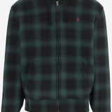 FELPA IN COTONE CON MOTIVO A QUADRI 710981464 001 POLO RALPH LAUREN 