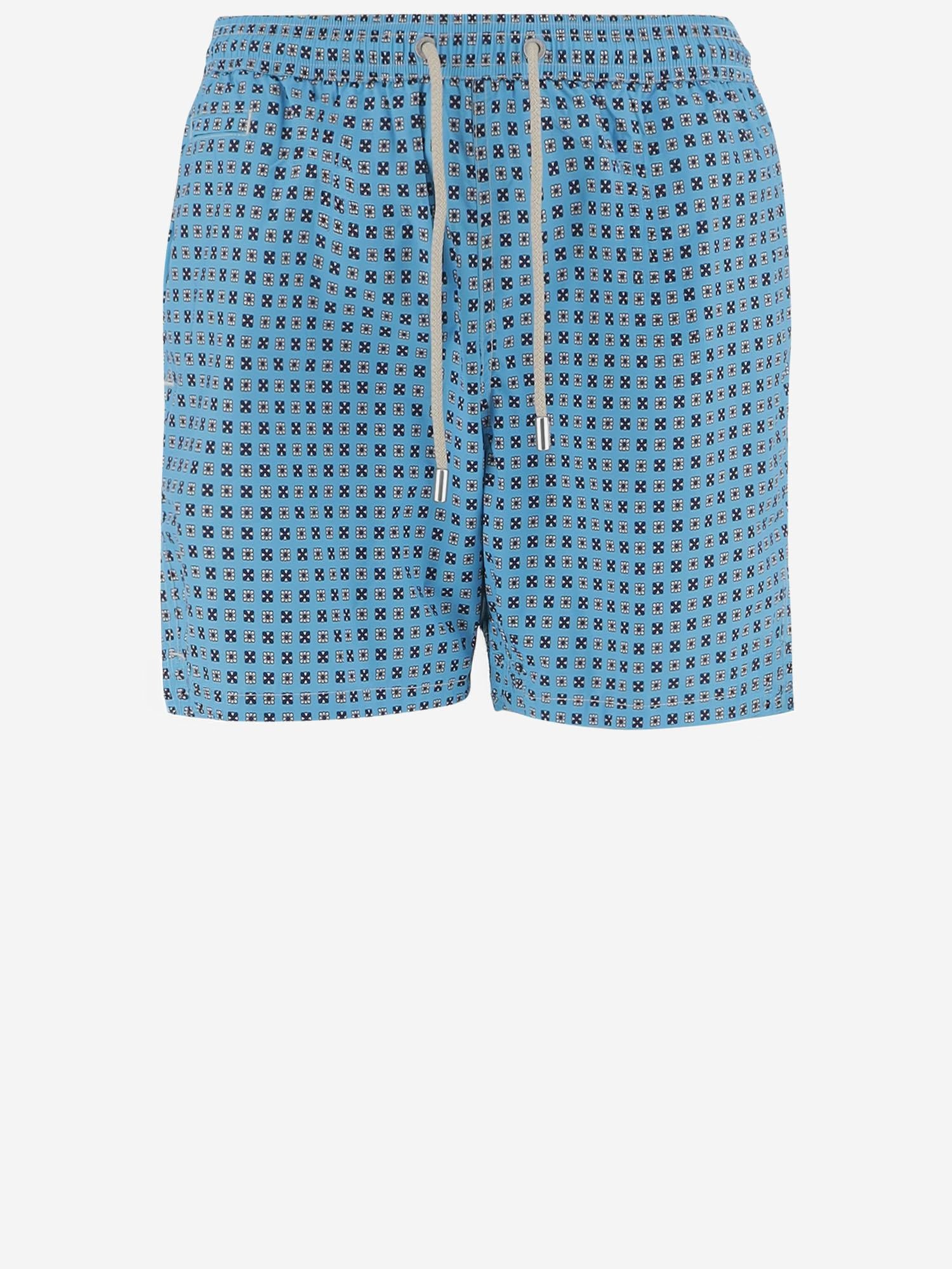 SHORTS DA BAGNO IN NYLON CON MOTIVO FANTASIA LIG0016 00227L MC2 SAINT BARTH 