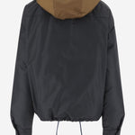 GIUBBOTTO CON CAPPUCCIO A CONTRASTO ML1316 1720F0B1V MIU MIU 