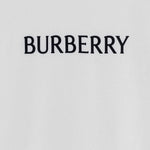 T-SHIRT  IN COTONE CON LOGO 8118978 CHALK BURBERRY 