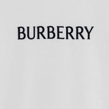T-SHIRT  IN COTONE CON LOGO 8118978 CHALK BURBERRY 