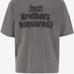 T-SHIRT IN COTONE CON LOGO S74GD1403 S24583815 DSQUARED2 