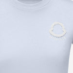 T-SHIRT IN COTONE CON LOGO RICAMATO 8C00061 89AUO700 MONCLER 