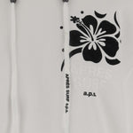 FELPA IN MISTO COTONE CON LOGO LINDA WHITE APRES SURF 