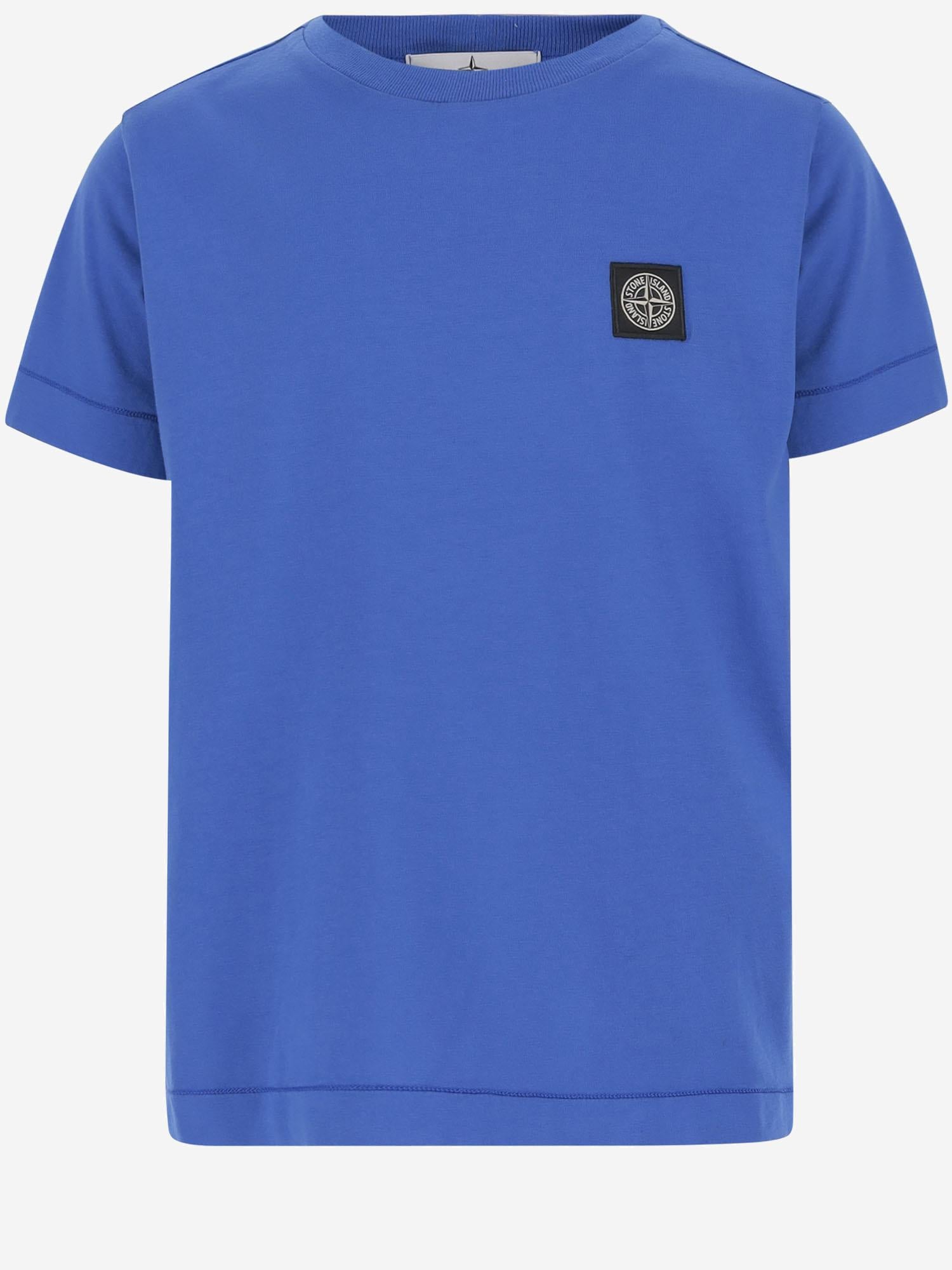 T-SHIRT IN COTONE CON LOGO 2100002 S0047V0022 STONE ISLAND KIDS 