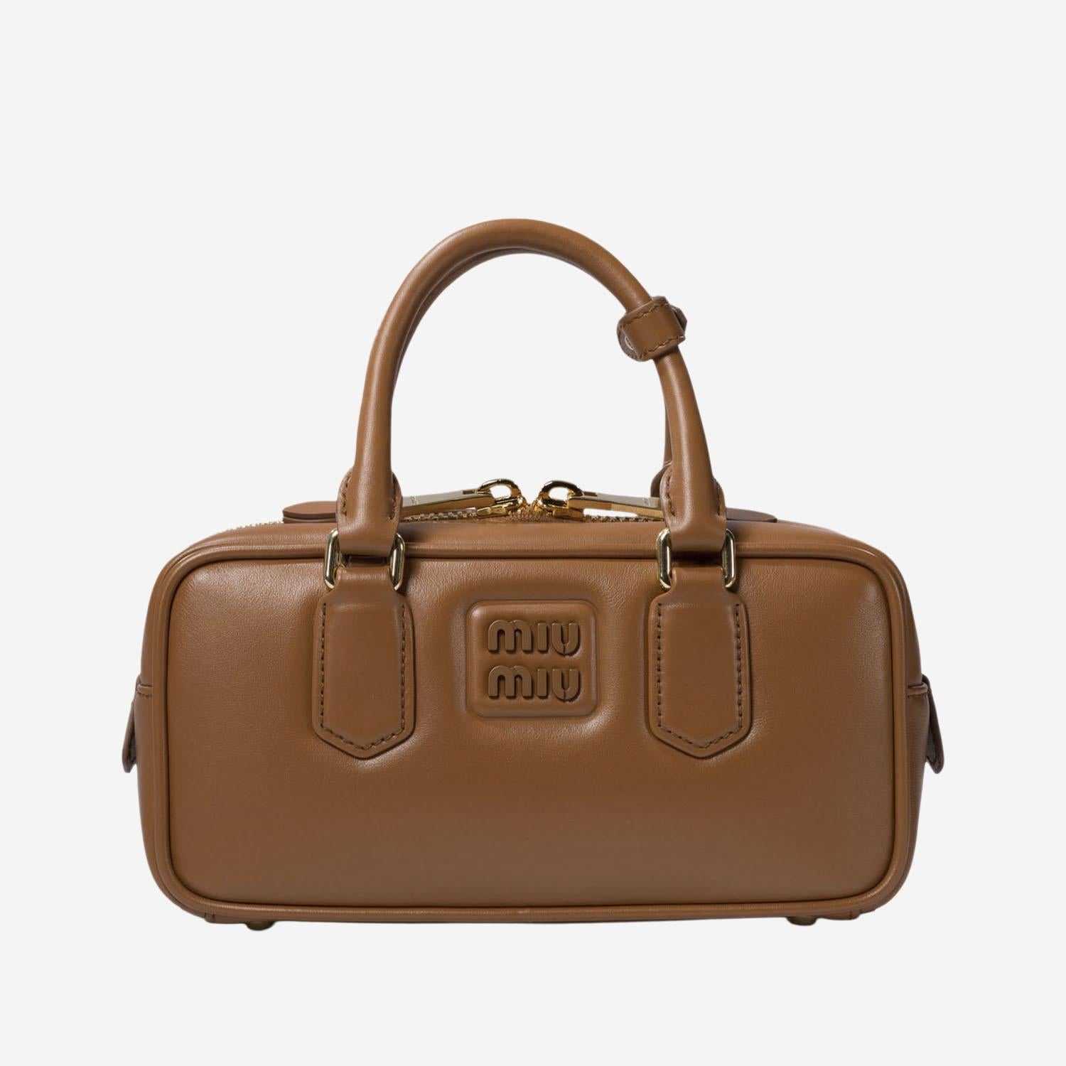 BORSA A MANO ARCADIE IN PELLE 5BB142 ACR3F0046 MIU MIU 