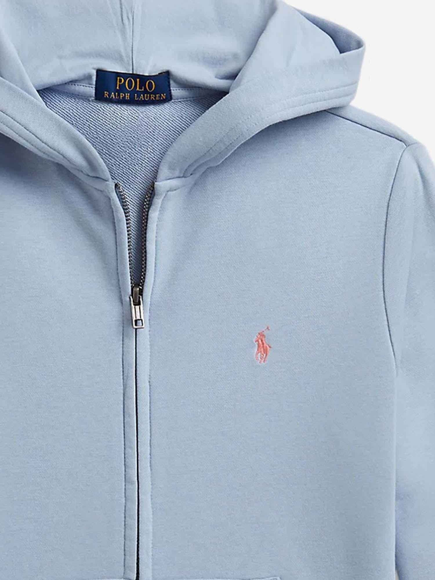 FELPA IN MISTO COTONE CON LOGO 323964134 503 POLO RALPH LAUREN KIDS 