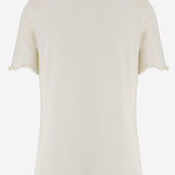 T-SHIRT IN MISTO SETA J01NF0006 J20341105 JIL SANDER 