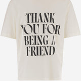 T-SHIRT IN COTONE CON STAMPA UTS384726 136 AMI 