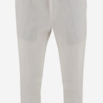 Pantaloni in tela di lino 50540518 100 HUGO BOSS 