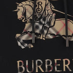 FELPA IN COTONE CON LOGO 8119021 BLACK BURBERRY 