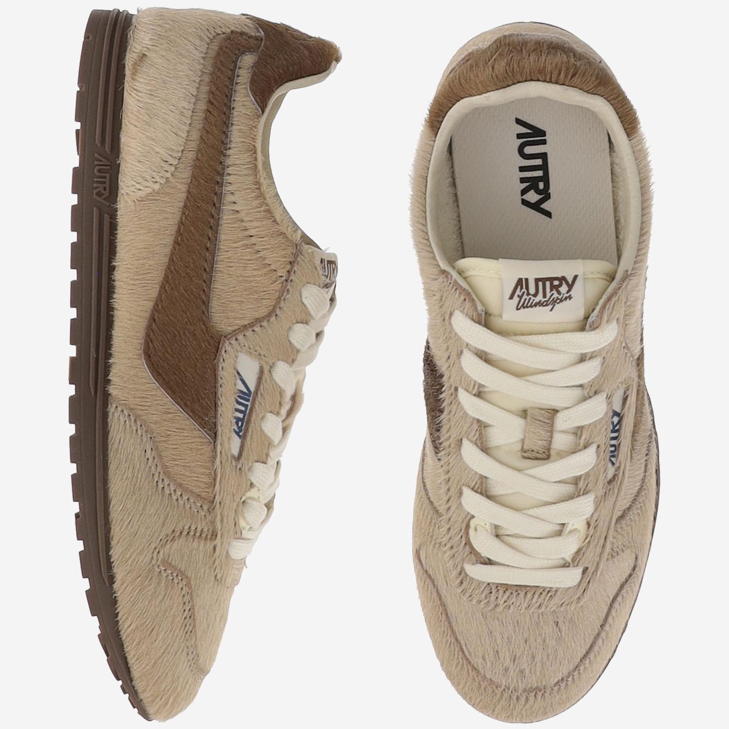 SNEAKERS WINDSPIN IN PELLE WSLWYN03 IVORY AUTRY 