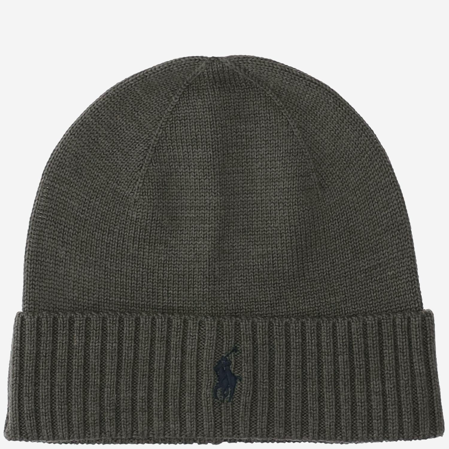 BEANIE IN LANA CON LOGO 710886137 019 POLO RALPH LAUREN 