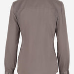 CAMICIA IN SETA STRETCH 4494 2094TAUPEAC F.IT 