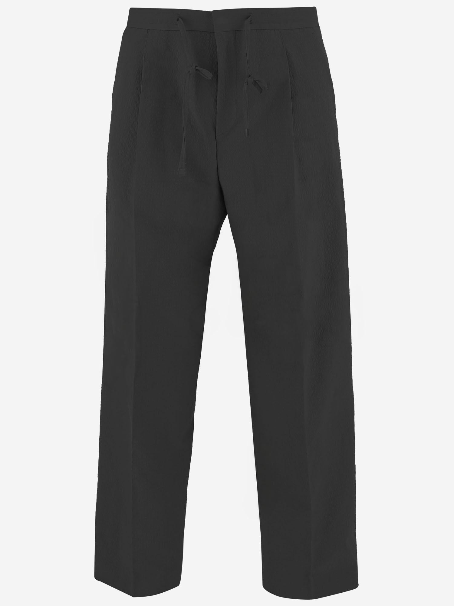 PANTALONI IN COTONE STRETCH 50559107 001 HUGO BOSS 