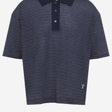 POLO AMI DE COEUR IN COTONE A RIGHE UPL422JE0212 A044 AMI 