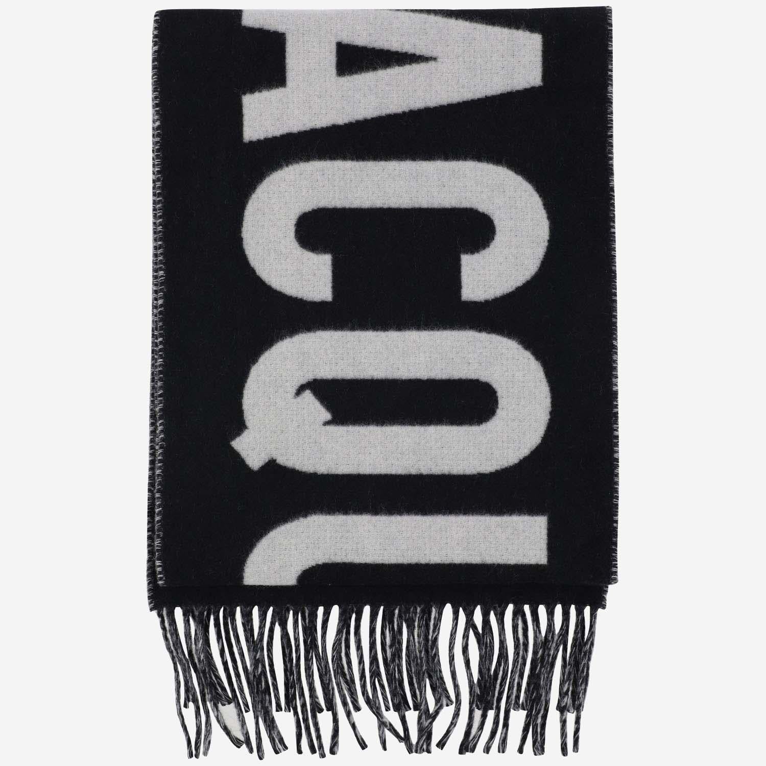 SCIARPA IN LANA CON LOGO ACU00435AOT4001 990 JACQUEMUS 