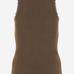 CANOTTA IN COTONE CON LOGO MT2205 19DFF0324 MIU MIU 