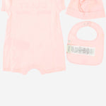 SET TUTINA BAVAGLINO E BERRETTO CON LOGO 548249 X3L645861 GUCCI KIDS 