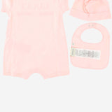 SET TUTINA BAVAGLINO E BERRETTO CON LOGO 548249 X3L645861 GUCCI KIDS 