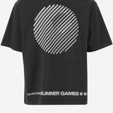 T-SHIRT IN COTONE CON LOGO SG2410107 JETBLACK SUMMER GAMES 