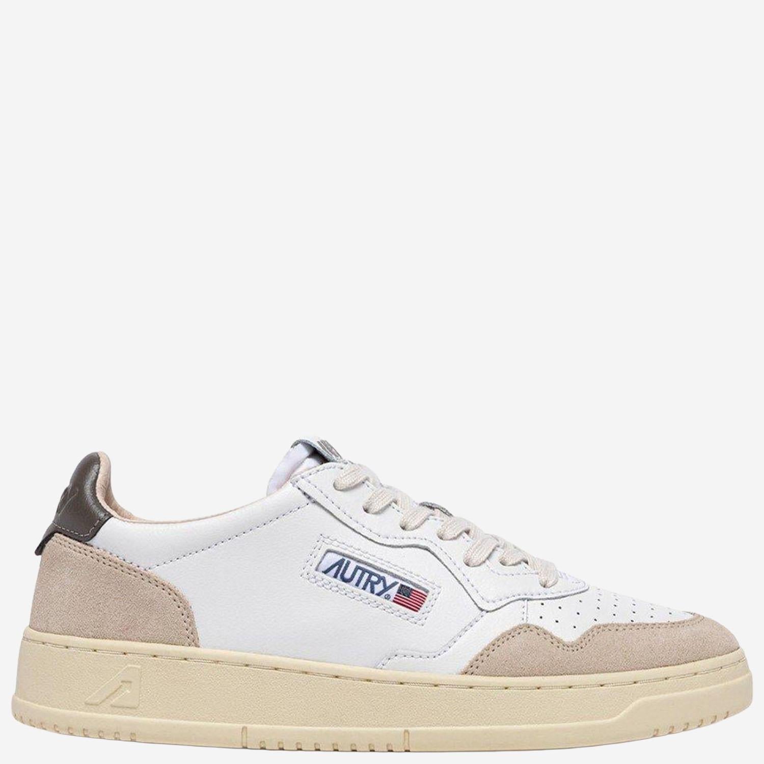 SNEAKERS MEDALIST LOW<BR/> AULMLS15 LEATSUEDEWHTTEAK AUTRY 