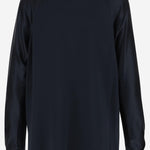 Blusa in raso di seta VR84511926 403CBL VINCE 