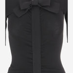 ABITO IN VISCOSA CON FIOCCO 8B0KD15L A8N0NO VALENTINO 