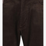 PANTALONI A COSTE IN MISTO COTONE CON DETTAGLI IN PELLE WPP026W25 1 JUNYA WATANABE 