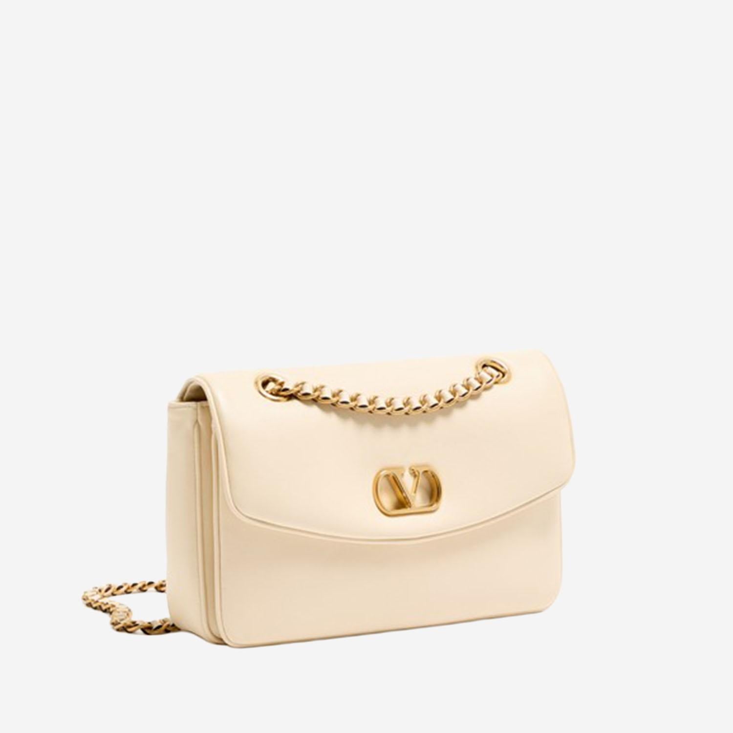 BORSA MEDIA CON CATENA VALENTINO GARAVANI DJUNA IN NAPPA 8W0B0T57 AIRREN VALENTINO GARAVANI 
