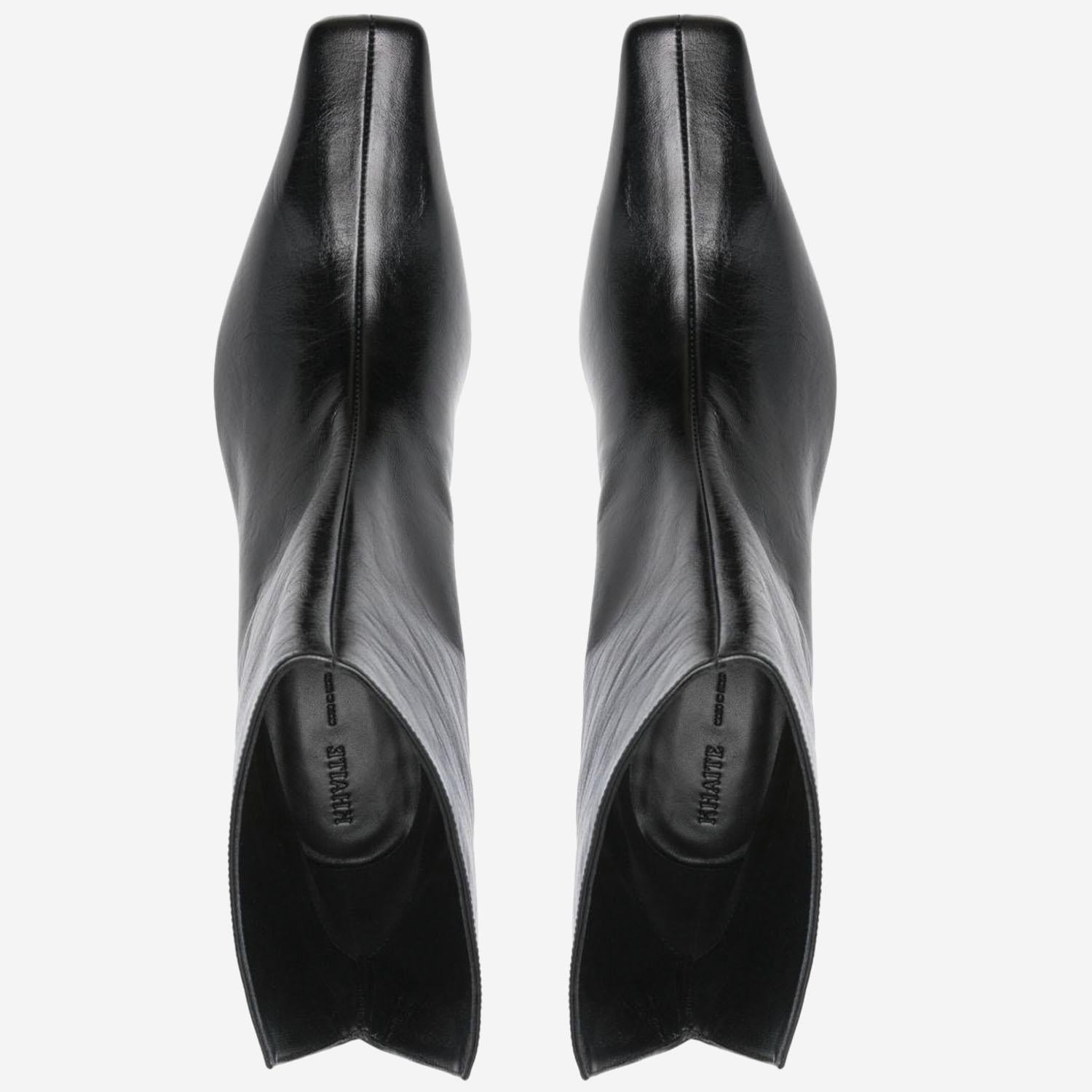 STIVALETTI ONA IN PELLE LUCIDA F1100907 200 KHAITE 