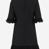 ABITO CORTO IN CREPE COUTURE 7B3VADR7 1CF0NO VALENTINO 