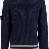 MAGLIONE A COSTE IN MISTO LANA CON PATCH LOGO 5100005 S00M4V0020 STONE ISLAND KIDS 